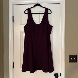 Torrid Deep Purple Textured Dress